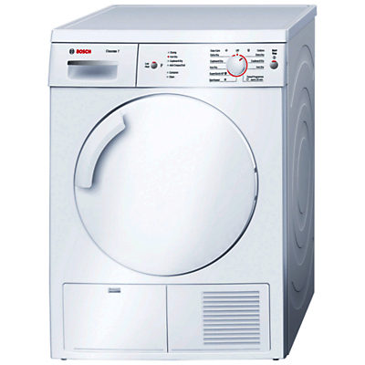 Bosch Classixx WTE84106GB Sensor Condenser Tumble Dryer, 7kg Load, B Energy Rating, White